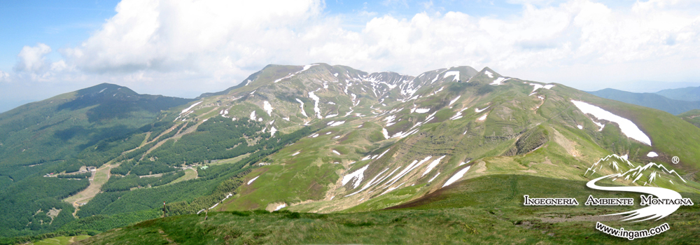 Corno alle Scale dal Monte Spigolino